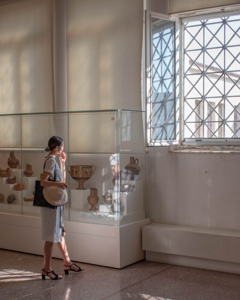 Insights Greece - Greek Girl in a Museum