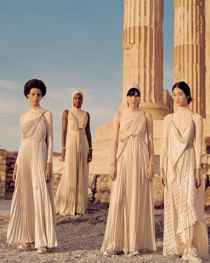 Insights Greece - Dior Celebrates Ancient Greek Peplos Gown