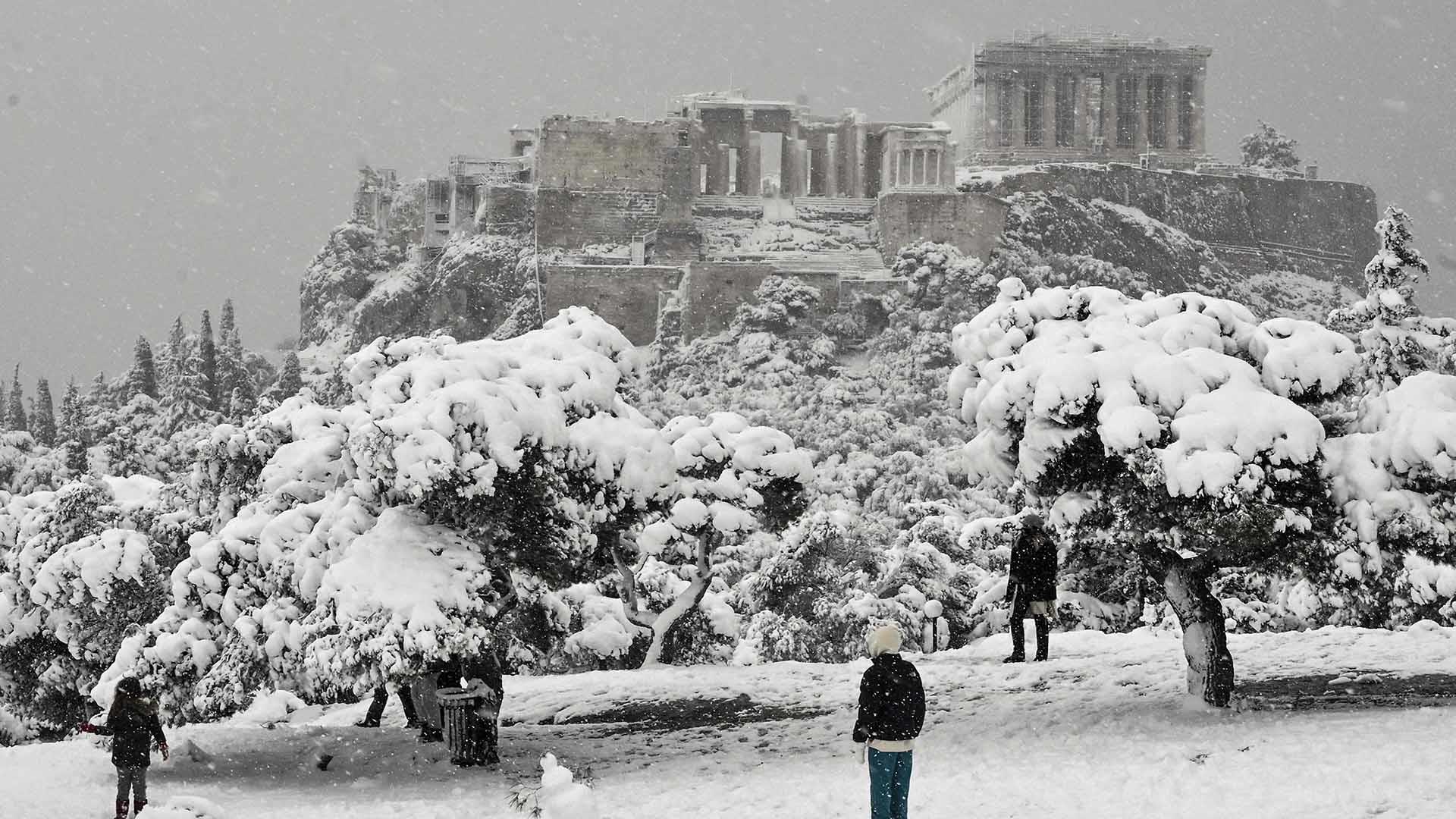 Insights Greece - Greece Covered in Layers of Snow