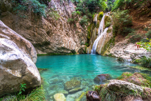Polylimnio Waterfalls (Messinia)