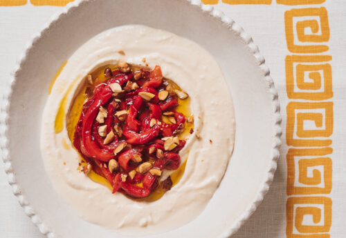 Whipped Feta, Chargrilled Piperiés and Almonds Recipe