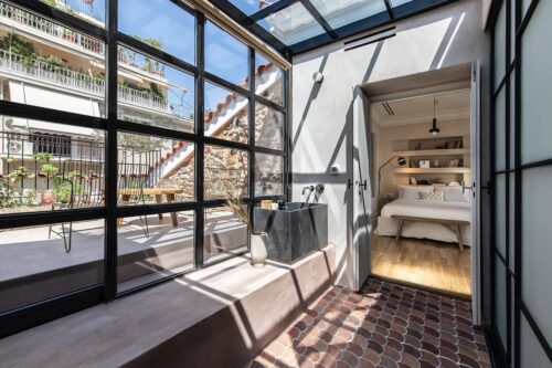 room with private terrace